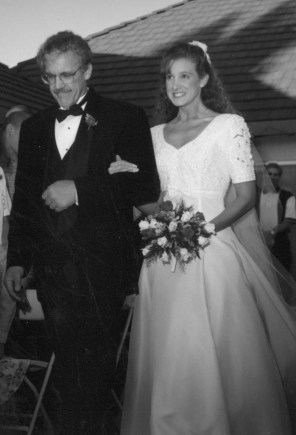 erin's wedding-down the isle